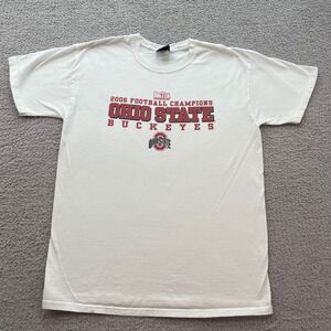 AS Sports Ohio State Buckeyes 2006 Big Ten Football Champions T-Shirt White L